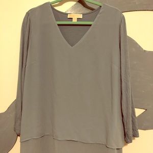 Long sleeve Blue Top